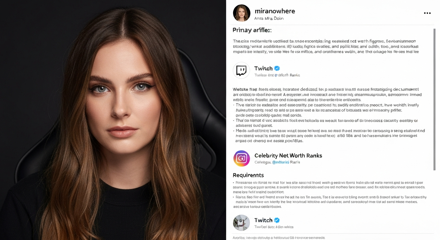 Headshot or streaming photo of Twitch streamer Mira (miranowhere).