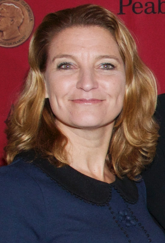 Meredith Stiehm at an event, posing for a portrait.